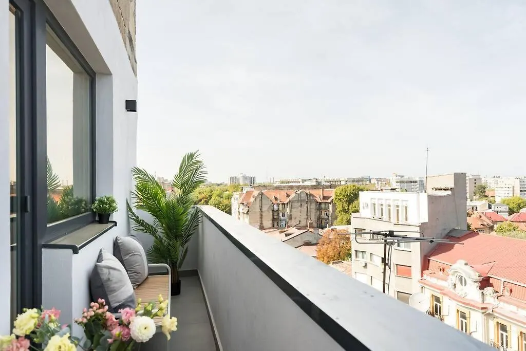 Stunning Views 3Br Sunny Flat - Amazing Terrace Apartment Bucharest